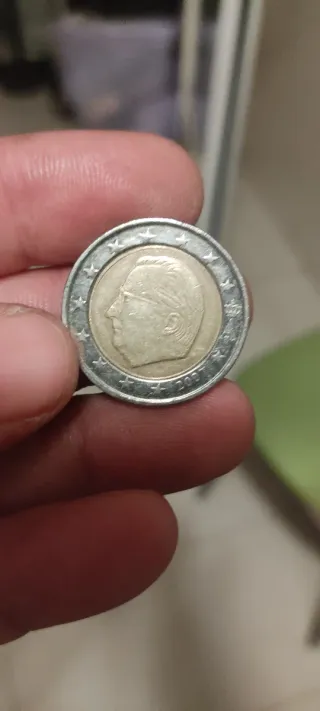 Moneda 2 Euros con Error Acuñación 2007