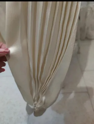 Blusa elegante beige donna taglia 46