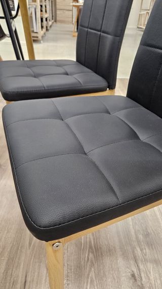 NOVEDAD! Conjunto mesa comedor cristal y 4 sillas