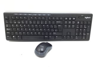 Kit Teclado y Ratón Logitech MK270 Negro/Gris