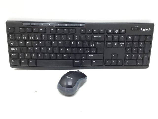 Kit Teclado y Ratón Logitech MK270 Negro/Gris