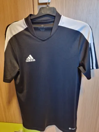 Camiseta Adidas Manga Corta Negra Talla S