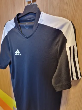Camiseta Adidas Manga Corta Negra Talla S