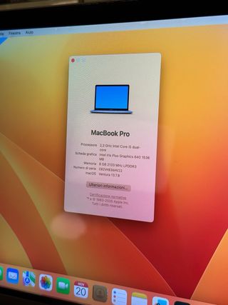 MacBook Pro Grigio Argento