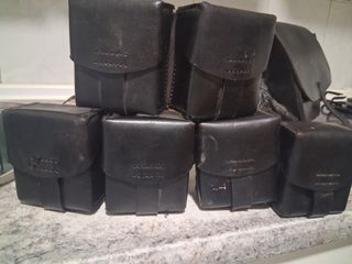 Cartucheras militares de cuero