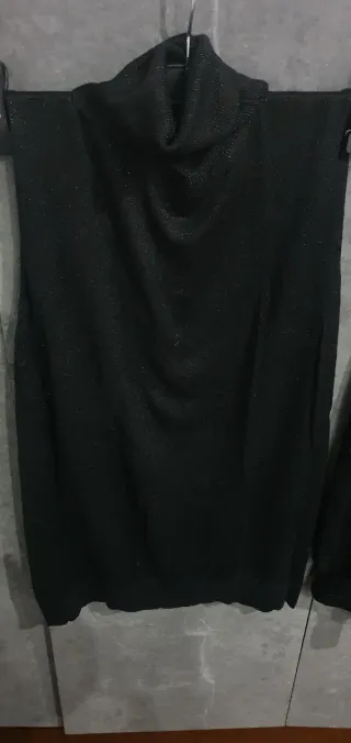 Conjunto XL Chaqueta y Jersey sin Manga Negro