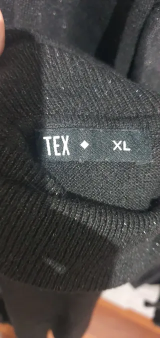 Conjunto XL Chaqueta y Jersey sin Manga Negro