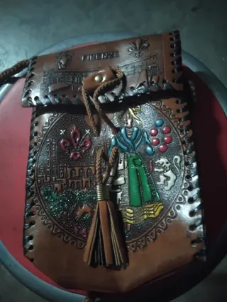 Bolso de cuero auténtico Firenze comprado enItalia