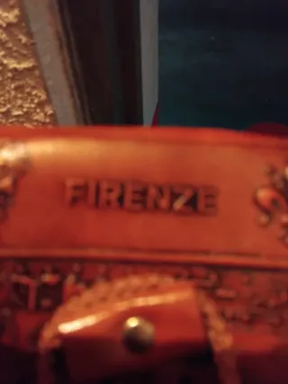Bolso de cuero auténtico Firenze comprado enItalia