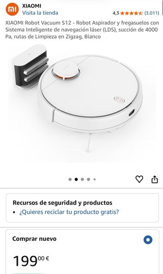 Robot Aspirador Xiaomi S12