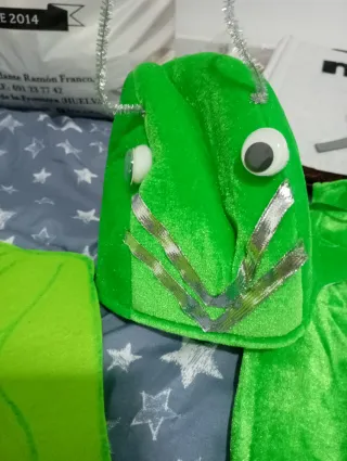 Disfraz verde infantil