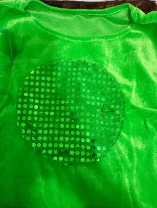 Disfraz verde infantil