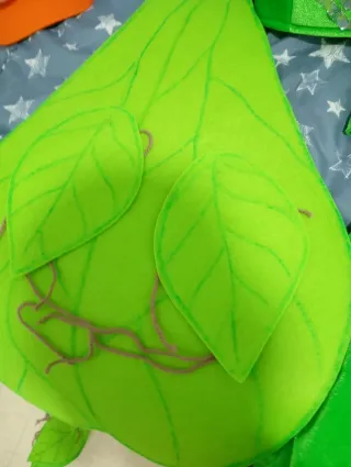 Disfraz verde infantil