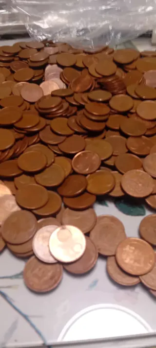 Lote 930 monedas 5 céntimos Euro