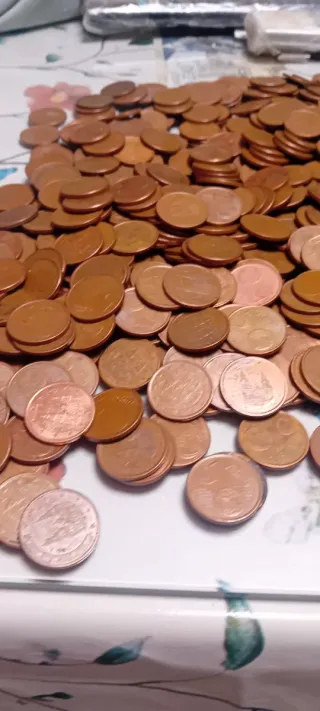 Lote 930 monedas 5 céntimos Euro