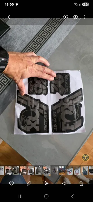 Pegatinas Fox Factory 36