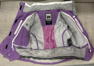 Giacca da sci bambina WSCT viola