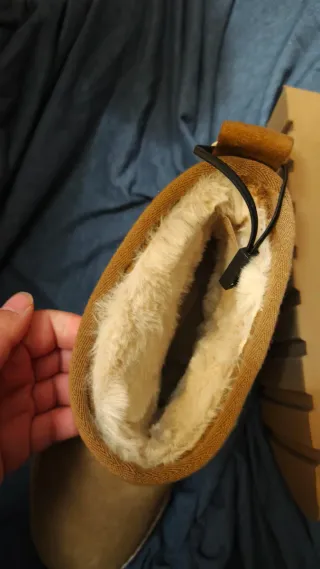 Botines planos piel forro pelo Stradivarius