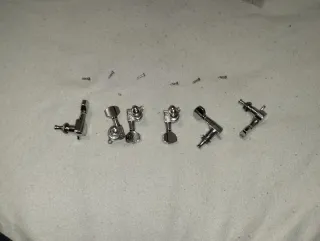 Afinadores Clavijeros de guitarra cromados