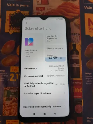 Xiaomi Redmi 9 64GB Azul