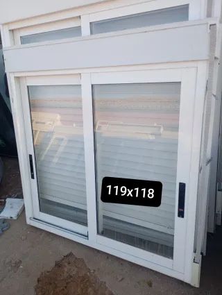 Puerta aluminio 100x224