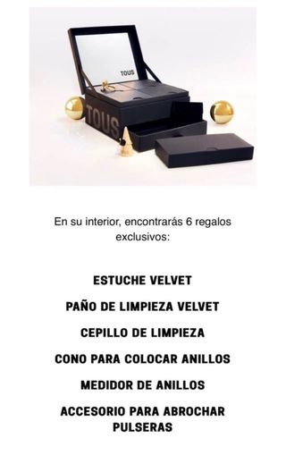 Joyero Tous con 6 accesorios