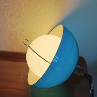 Lámpara vintage azul