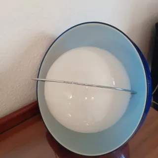 Lámpara vintage azul