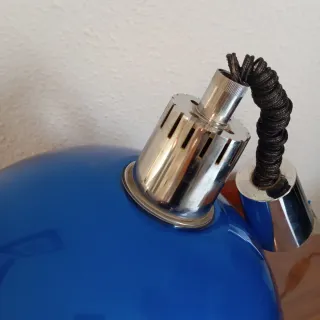 Lámpara vintage azul