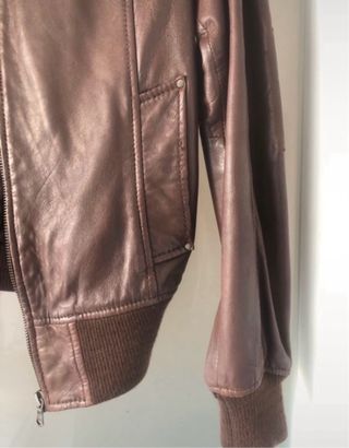 Giacca OVS Vera Pelle Marrone Tg L