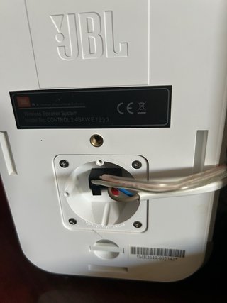 Altavoces JBL Control 2.4G AW (blancos)
