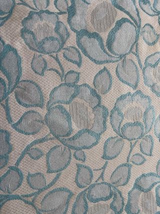 Colcha floral azul y blanco 1,35 ó 1,05