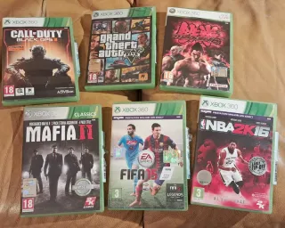 Xbox 360 250GB + 7 giochi (FIFA, GTA V, COD, ecc.)