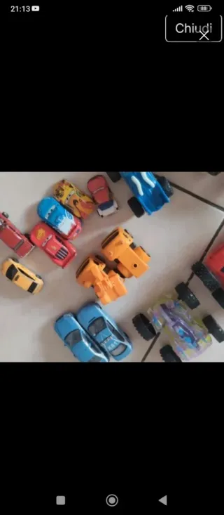 Lotto macchinine e attrezzi bimbi