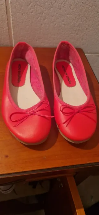 Bailarinas fucsia sintéticas talla 37