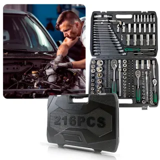 Maletín de herramientas con llaves y puntas