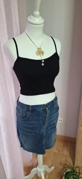 Falda vaquera Pull&Bear Talla 40