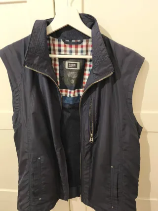 Gilet Bugatti Uomo Blu Tg 50