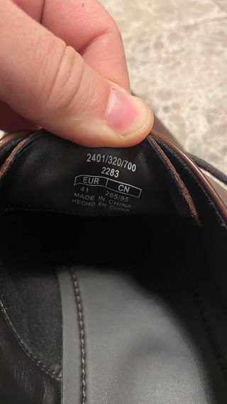 Zapatos de vestir con cordones usado 2 veces