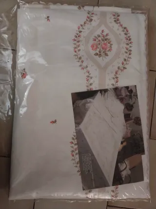 Parure completo lenzuolo + copriletto in pelle ovo