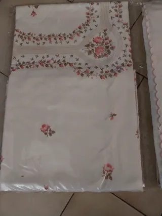 Parure completo lenzuolo + copriletto in pelle ovo