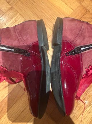 Zapatos de malla negros con lazo