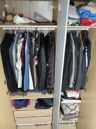 Armario 3 puertas con espejo