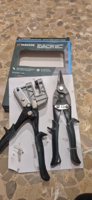 Kit Parkside Pladur: Punzonadora y Tijeras