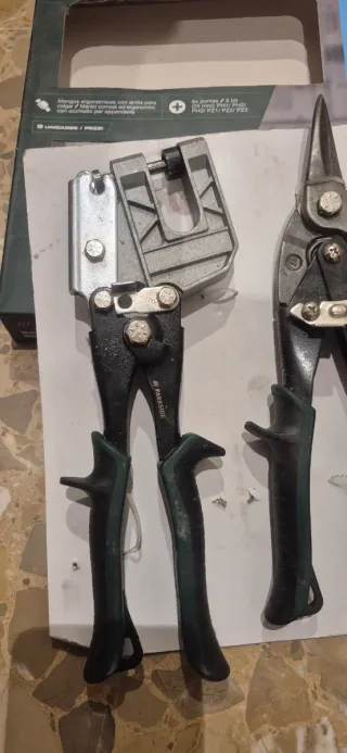 Kit Parkside Pladur: Punzonadora y Tijeras