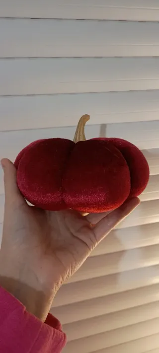 Calabaza Granate de Terciopelo
