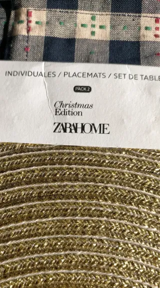 Manteles Individuales Navidad Zara Home