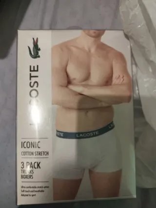 Calzoncillos boxer Lacoste Talla M