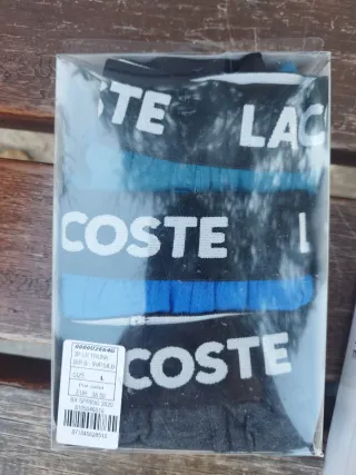 Calzoncillos boxer Lacoste Talla M