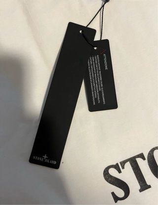 Camiseta Stone Island Blanca Talla M